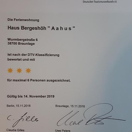 Haus Bergeshoeh Braunlage Bagian luar foto